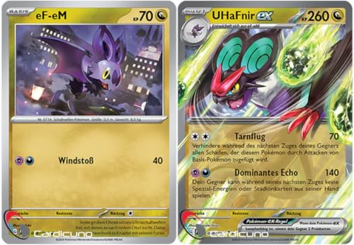 Cardicuno SV045 UHaFnir ex & eF-eM Set 068/069/091 Doppelstern Paldeas Schicksale | Noivern ex Deutsch von Cardicuno