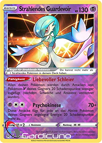 Cardicuno Strahlendes Guardevoir 069/196 Verlorener Ursprung Pokémon Sammelkarte Deutsch von Cardicuno