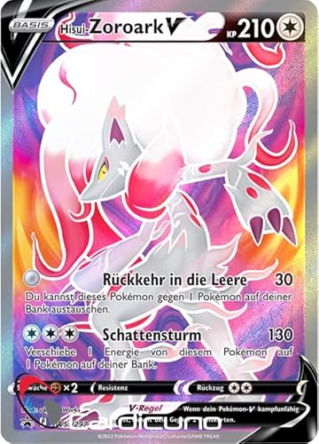 Cardicuno SWSH Promo SWSH297 Hisui-Zoroark V Full Art Alternate Art Sammelkarte Deutsch von Cardicuno