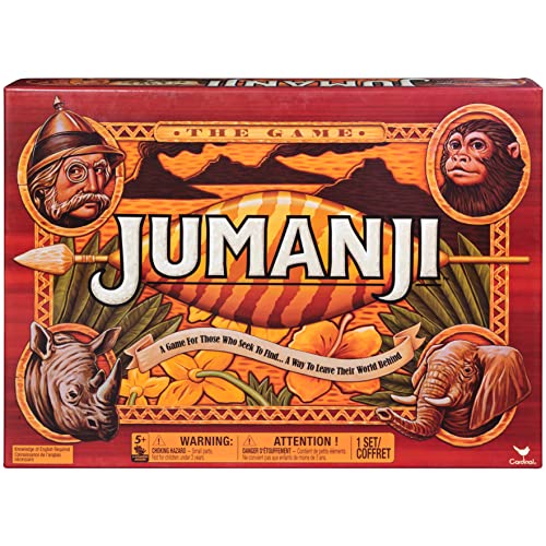 Jumanji The Game, The Classic Adventure Board Game for Kids and Families Aged 8 and Up von Cardinal