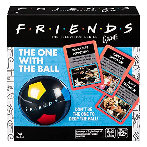 Spin Master Games Friends 90er Jahre Nostalgie TV Show The One with The Ball Partyspiel für Teenager und Erwachsene von Cardinal