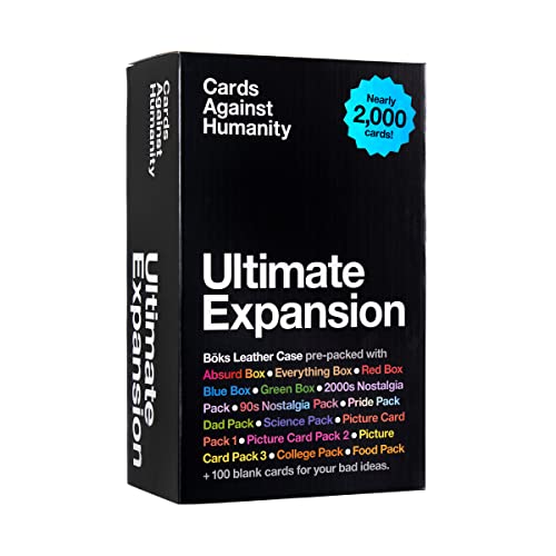 Cards Against Humanity: Ultimate Expansion • Nearly 2,000 cards pre-packed in our fancy Bōks storage case von Cards Against Humanity