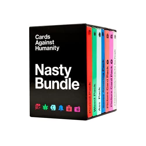 Cards Against Humanity: Nasty Bundle • 6 fiese Themenpakete + 10 brandneue Karten von Cards Against Humanity