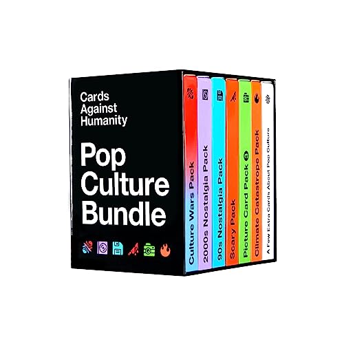 Cards Against Humanity: Pop Culture Bundle | 6 Themed Packs + 10 New Cards | New for 2023! von Cards Against Humanity