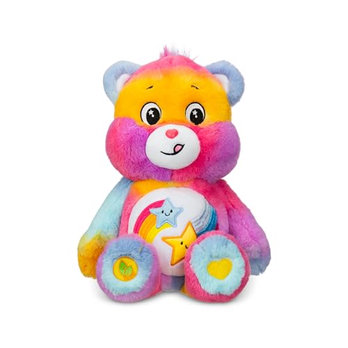 Care Bears ‎22338 35 cm großer Plüsch-Dare-to-Care-Bär, niedliches Plüschtier zum Sammeln, Kuscheltiere für Kinder, niedliche Teddys, geeignet für Mädchen und Jungen ab 4 Jahren von Care Bears