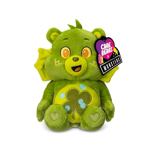 Care Bears Universal Monsters 22,9 cm große Plüschfigur – Glücksbär als Kreatur aus der schwarzen Lagune – weicher, kuscheliger Plüsch, Stofftier für Mädchen und Jungen, ab 4 Jahren von Care Bears