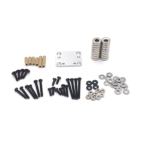 Carerina RC Auto Karosserie Post Magnet Unsichtbare Feste Halterung für 284131 K969 K989 P929 Mini-Q 1/28 RC Auto Upgrade Teile,4 von Carerina