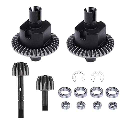 Carerina Vorne & Hinten Differential und Getriebe Saty für Redcat 94123 94107 94111 94118 94166 1/10 RC Auto Upgrade Teile von Carerina