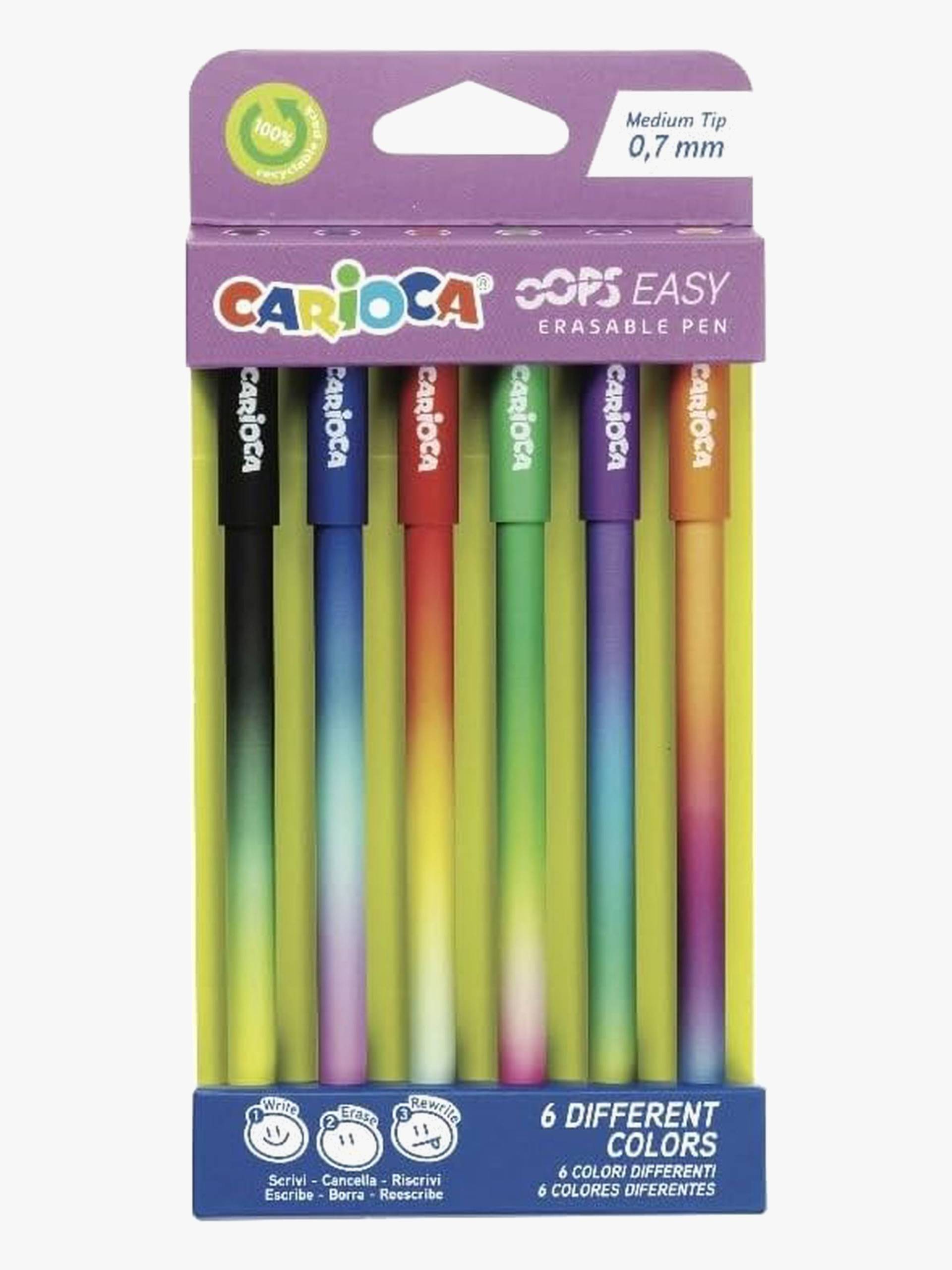 Carioca OOPS Radierbarer Tintenschreiber 6er-Pack Carioca OOPS Radierbarer Tintenschreiber 6er-Pack von Carioca