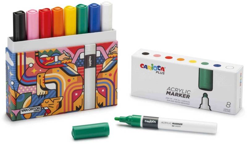 Carioca Plus Acrylstifte 8er-Pack von Carioca