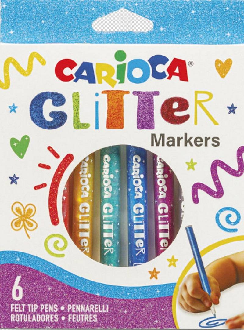 Carioca Plus Glitzer-Stifte 8er-Pack von Carioca