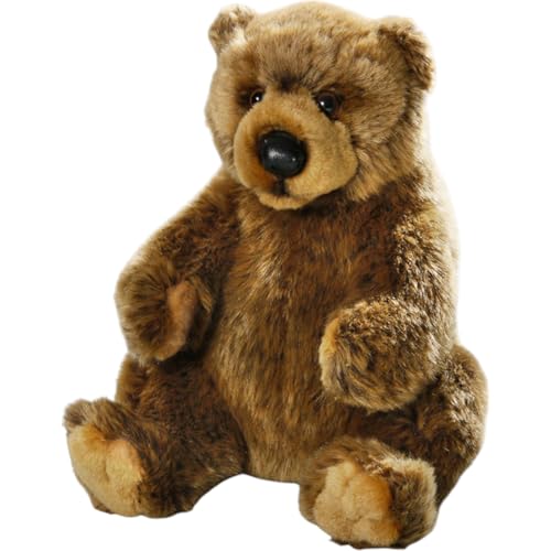 Carl Dick Braunbär, Grizzly-Bär sitzend ca. 24cm Plüschtier, Stofftier, Kuscheltier 3669 von Carl Dick