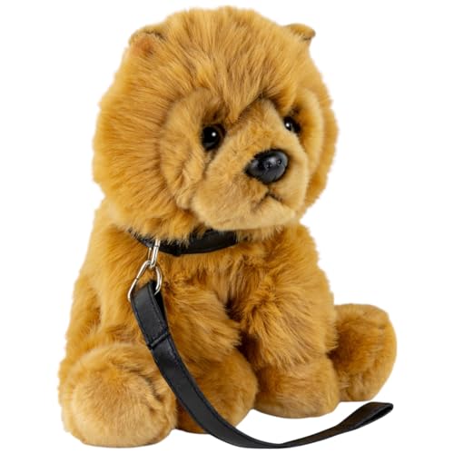 Carl Dick Chow-Chow sitzend mit Leine, Hund, Plüschtier, Kuscheltier ca. 25cm 3346 von Carl Dick