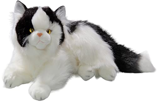 Carl Dick Katze, Perserkatze schwarzweiß, Plüschtier, Kuscheltier ca. 30cm 3200 von Carl Dick