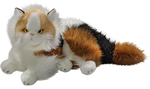 Carl Dick Katze Calico liegend, Plüschtier, Kuscheltier ca. 30cm 3203 von Carl Dick