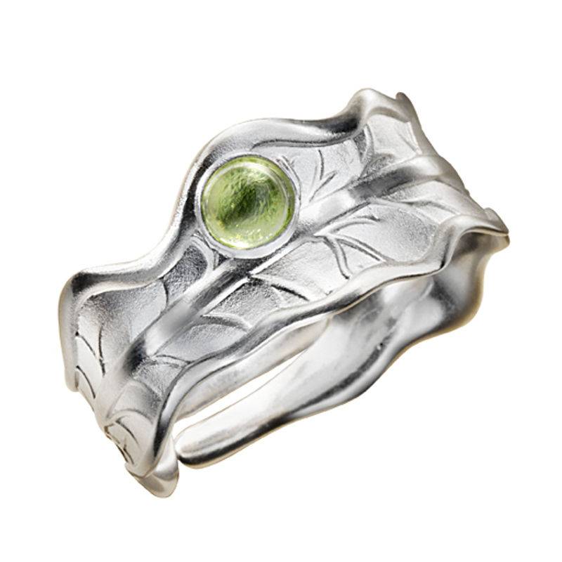 CM Ring "Leaf" (Größe: S/M), 925 Silber von Carla Mutoni