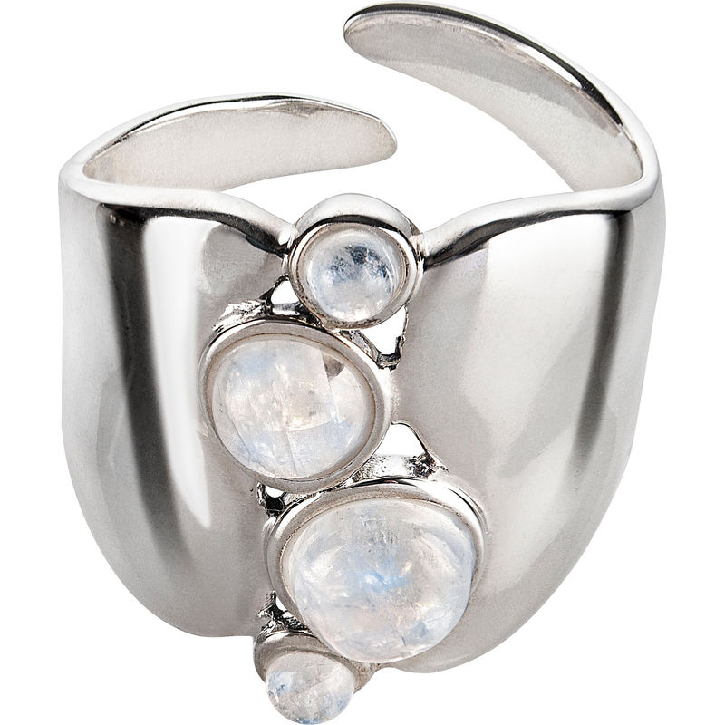 CM Ring "Nila" mit Mondstein, 925 Silber von Carla Mutoni