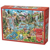 COBBLE HILL PUZZLES - Verrückter Wasserfall 1000 Teile COBBLE HILL PUZZLES - Verrückter Wasserfall 1000 Teile von Carletto Deutschland