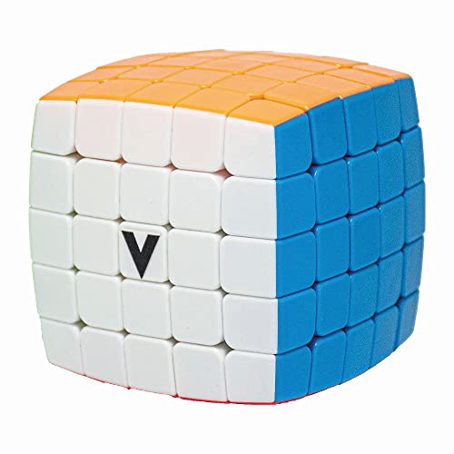 V-Cube 2057332 Zauberwürfel 5x5x5, magischer Würfel, Magic Cube, Speedcube, Knobelspiel für Erwachsene und Kinder ab 6 Jahren, gewölbt von V-Cube