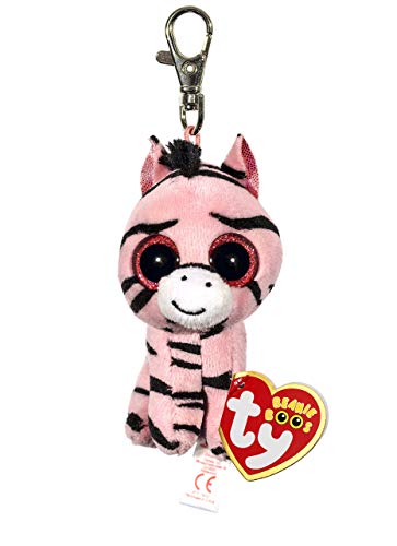 Carletto Ty 36615 Ty 36615-Zoey Clip Zebra mit Glitzeraugen Beanie Boo's, 8.5 cm, pink von Carletto Ty