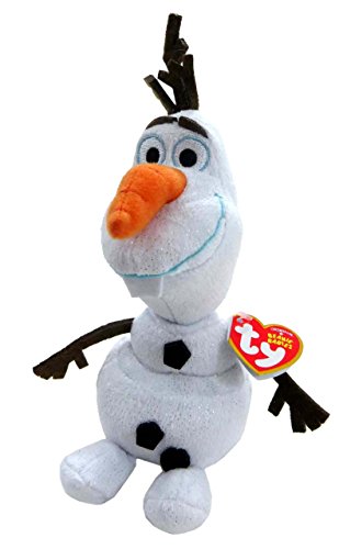 Carletto Ty TY 41148 - Plüschtier - Disney die Eiskönigin - Olaf Glitter mit Sound, 20 cm, Mehrfarbig, 24 Monate von Carletto Ty