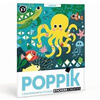 Poppik - Sticker Panorama Poster Aquarium von Poppik