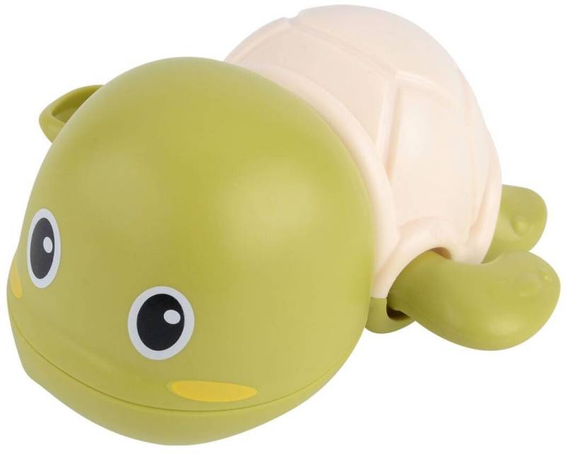 CarloBaby Schwimmende Schildkröte Badespielzeug, Grün/Weiß von CarloBaby