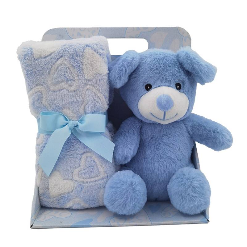 CarloBaby  Decke Hund, Hellblau von CarloBaby