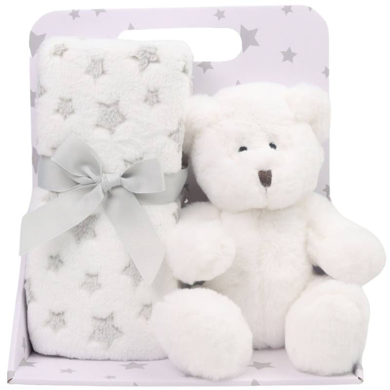 CarloBaby Decke Teddybär, Weiß von CarloBaby