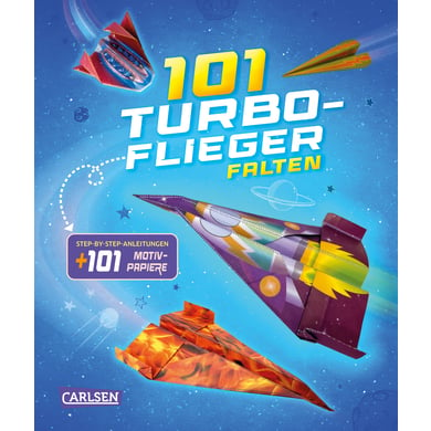 CARLSEN 101 Turbo-Flieger falten von Carlsen Verlag