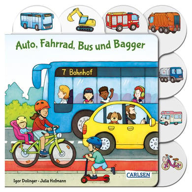 CARLSEN Auto, Fahrrad, Bus und Bagger von Carlsen Verlag