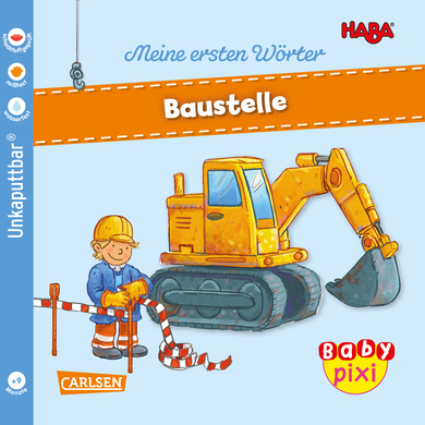 CARLSEN Baby Pixi (unkaputtbar) 101: HABA Meine ersten Wörter: Baustelle von Carlsen Verlag