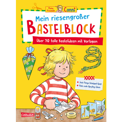 CARLSEN Conni Gelbe Reihe (Beschäftigungsbuch): Mein riesengroßer Bastelblock von Carlsen Verlag