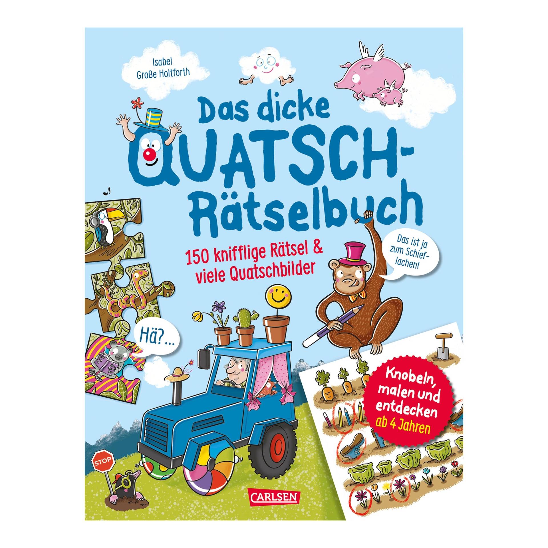 Carlsen Verlag Das dicke Quatsch-Rätselbuch von Carlsen Verlag