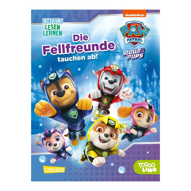 Carlsen Verlag Paw Patrol Einfach Lesen Lernen PAW Patrol Aqua Pups - Die Fellfreunde tauchen ab! von Carlsen Verlag