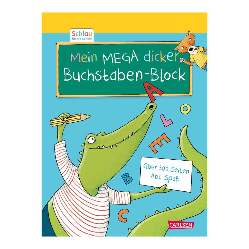 Carlsen Verlag Schlau für die Schule Mein mega dicker Buchstaben-Block von Carlsen Verlag