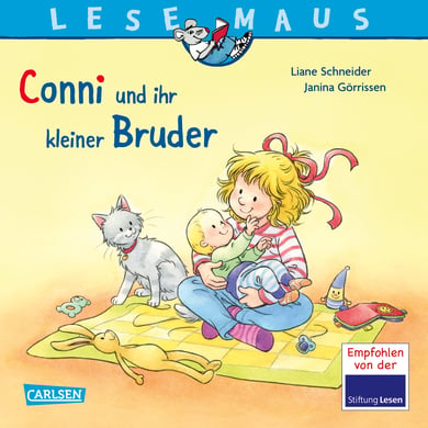 LESEMAUS 23: Conni und ihr kleiner Bruder: Liebenswertes Bilderbuch über Geschwisterchen für Kinder ab 3 Jahren von Carlsen Verlag