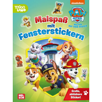 CARLSEN 512583 PAW Patrol Mitmachbuch: Malspaß mit Fensterstickern von Carlsen