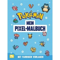 CARLSEN 512629 Pokémon Pixel-Malbuch von Carlsen