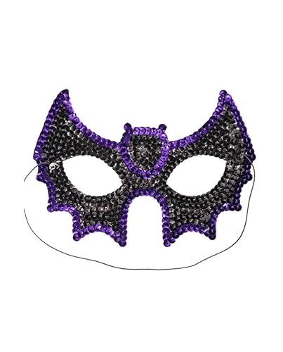 Carnival Toys MASCHERA PIPISTRELLO IN Tessuto Con Paillettes SU CARTONCINO von Carnival Toys