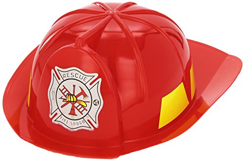 Carnival Toys 5492 - Helm Feuerwehr, rot von Carnival Toys