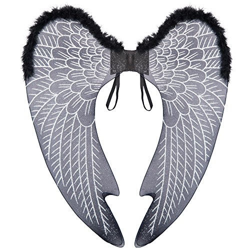 Carnival Toys 6301 - Federflügel, 78 x 65 cm, schwarz Carnival Toys 6301 - Federflügel, 78 x 65 cm, schwarz von Carnival Toys