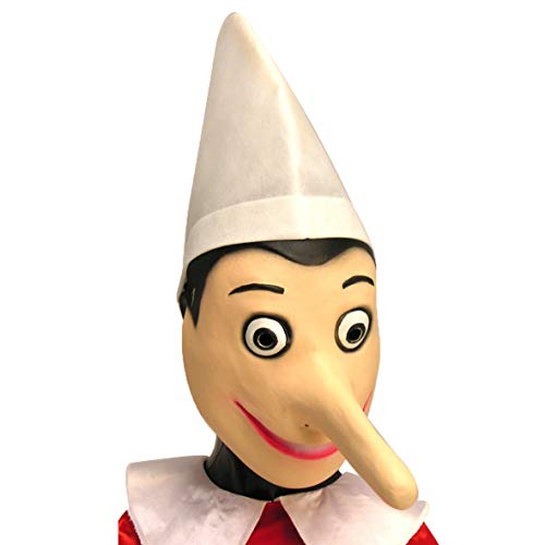 Generique - Pinocchio-Maske für Erwachsene Faschingsmaske beige Generique - Pinocchio-Maske für Erwachsene Faschingsmaske beige von Carnival Toys