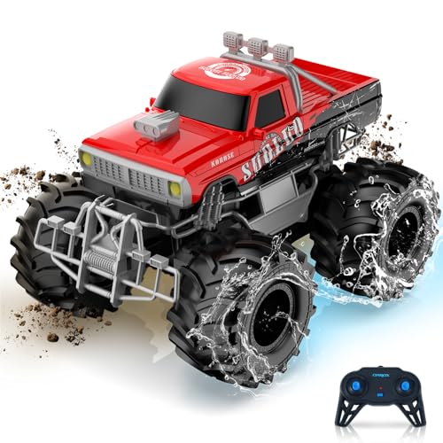 Carox Ferngesteuertes Auto,1500mah Akku RC Auto Monstertruck 6-18 Jahre Indoor & Outdoor Spiele für Kinder RC Auto Car Pool Strand Spielzeug von Carox