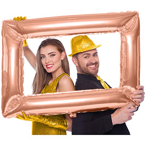 Bilderrahmen * Rose-Gold * in der Größe: 60 x 85cm, aufblasbar, perfekt für Fotos bei Hochzeit und Party Bilderrahmen * Rose-Gold * in der Größe: 60 x 85cm, aufblasbar, perfekt für Fotos bei Hochzeit und Party von Carpeta