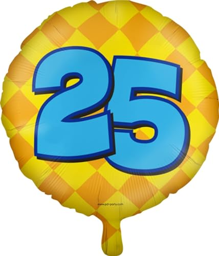 Folienballons * Zahlen 1-100 * als Deko für Kindergeburtstag, Geburtstag und Party | Ø46cm, für Luft + Helium | Happy Birthday Luftballons Ballons, Edition: 25. Geburtstag Folienballons * Zahlen 1-100 * als Deko für Kindergeburtstag, Geburtstag und Party | Ø46cm, für Luft + Helium | Happy Birthday Luftballons Ballons, Edition: 25. Geburtstag von Carpeta