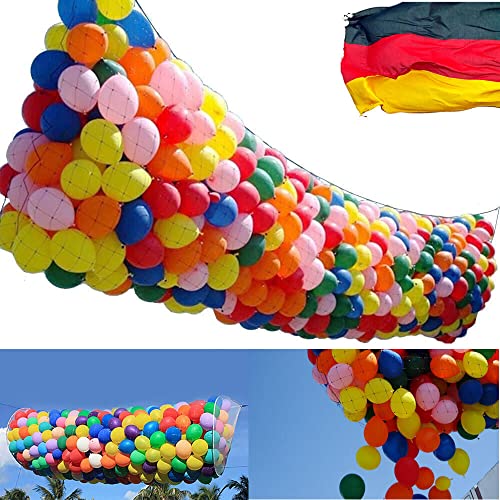 Luftballon Fallnetze als Deko für Geburtstag, Party und Jubiläum | Wiederverwendbare Ballonfallnetze | Ballons fallen von der Decke | Netz Kindergeburtstag, Edition: Fallnetz für 1000 Luftballons von Carpeta