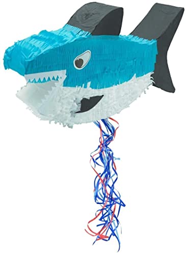 Pinata * Hai * als Spiel und Deko für Kindergeburtstag und Mottoparty | Größe: 50x29x10cm | Pinatas Haifisch Shark Kinder Partydeko, Edition: Nur Pinata Pinata * Hai * als Spiel und Deko für Kindergeburtstag und Mottoparty | Größe: 50x29x10cm | Pinatas Haifisch Shark Kinder Partydeko, Edition: Nur Pinata von Carpeta