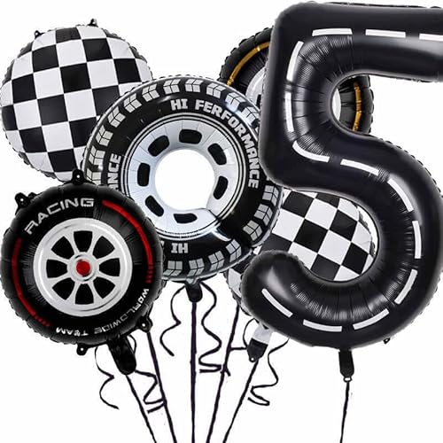 XXL-Ballon-Set * RACING CARS * als Deko für Kindergeburtstag und Mottoparty | Zahlen von 1 bis 9 | Formel Rennautos Geburtstag Party Kinder Ballondeko Partydeko, Edition: 5. Geburtstag XXL-Ballon-Set * RACING CARS * als Deko für Kindergeburtstag und Mottoparty | Zahlen von 1 bis 9 | Formel Rennautos Geburtstag Party Kinder Ballondeko Partydeko, Edition: 5. Geburtstag von Carpeta