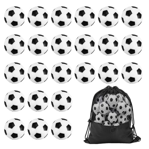 24 StüCk Mini Fussball, Stressball Mini Football, Anti Stress BäLle Kleiner Fussball, Mini FußBall FußBall Klein, Stressball FüR Kinder Und Erwachsene FüR Fussball Mitgebsel Kindergeburtstag. von Carreneu